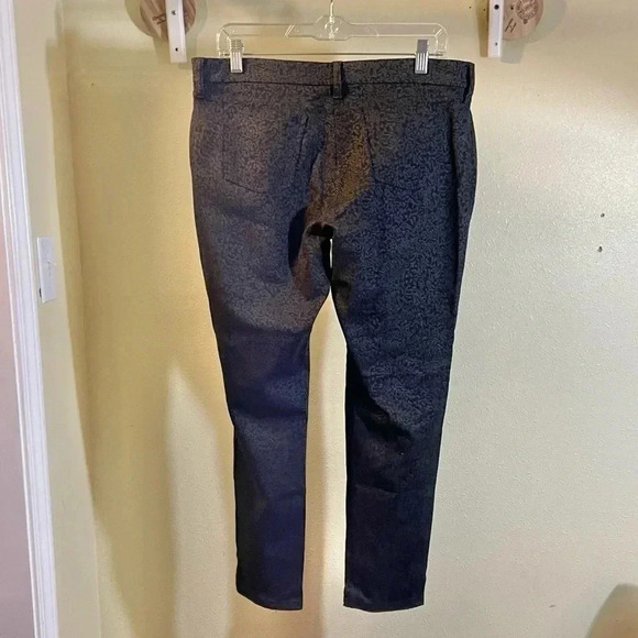 Eileen Fisher Stretch Pull On Skinny Pants Jean Jeggings Viscose Black/Gray Sz P - Picture 2 of 7